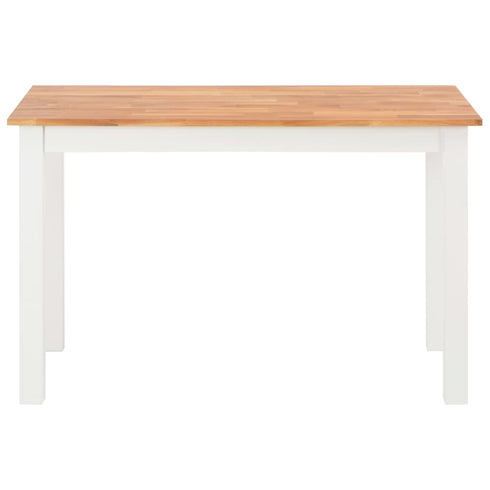 Maison Madeleine -  5 Piece Dining Set Solid Oak Wood